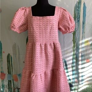 Simply Southern Pink Textured women’s Dress